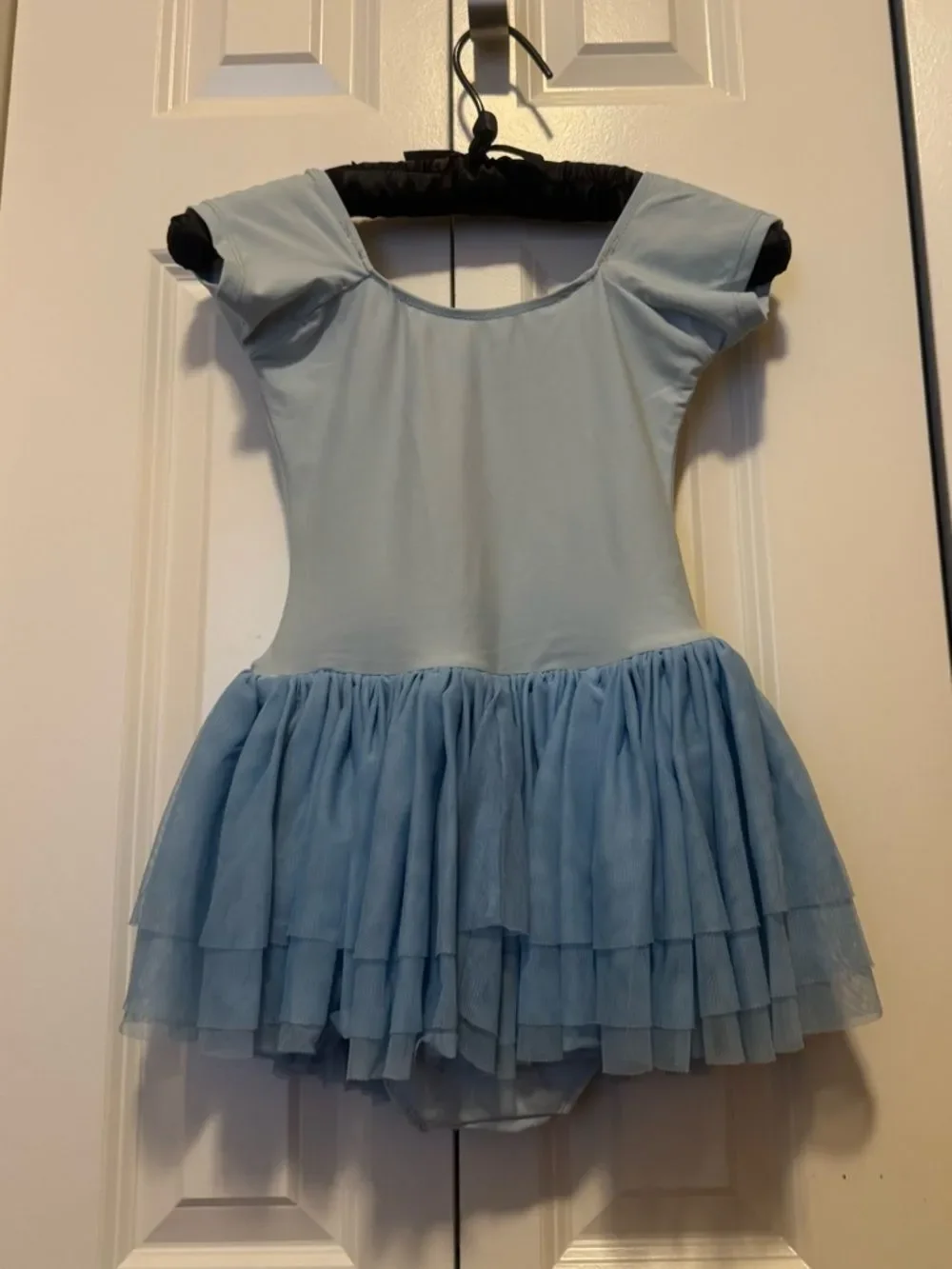 Dance Theatricals Blue Ballet Dance Costume Tulle Tutu Girls Size 4-5